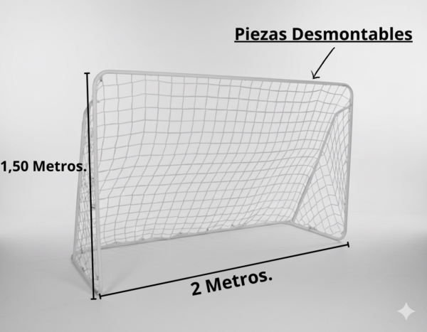 Arco de Futbol Metalico Desmontable