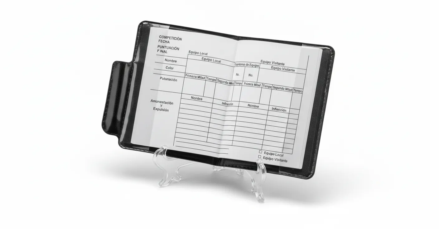 Tarjeta de Arbitro con Anotador "Hisport"