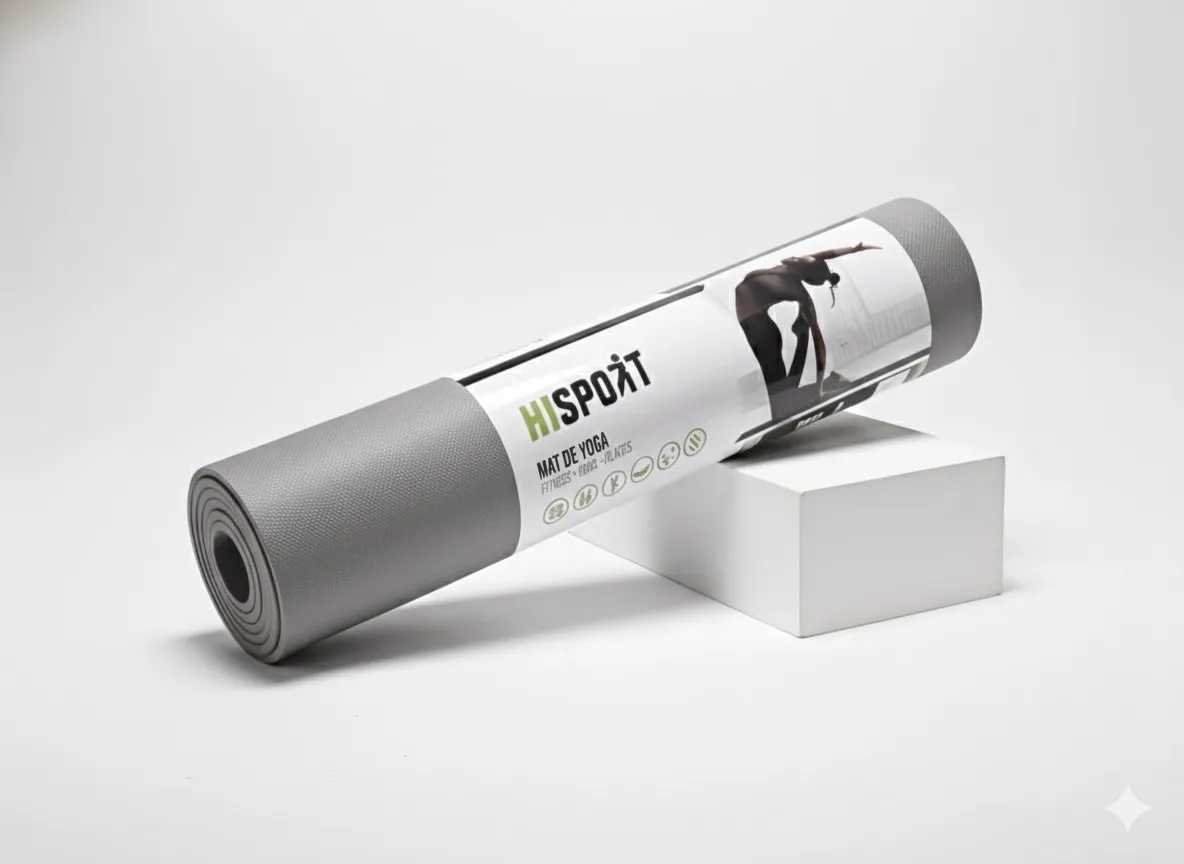 Mat Yoga EVA 173×61 cm – Espesor 4 / 5 / 6 / 8 / 10 mm "Hisport"