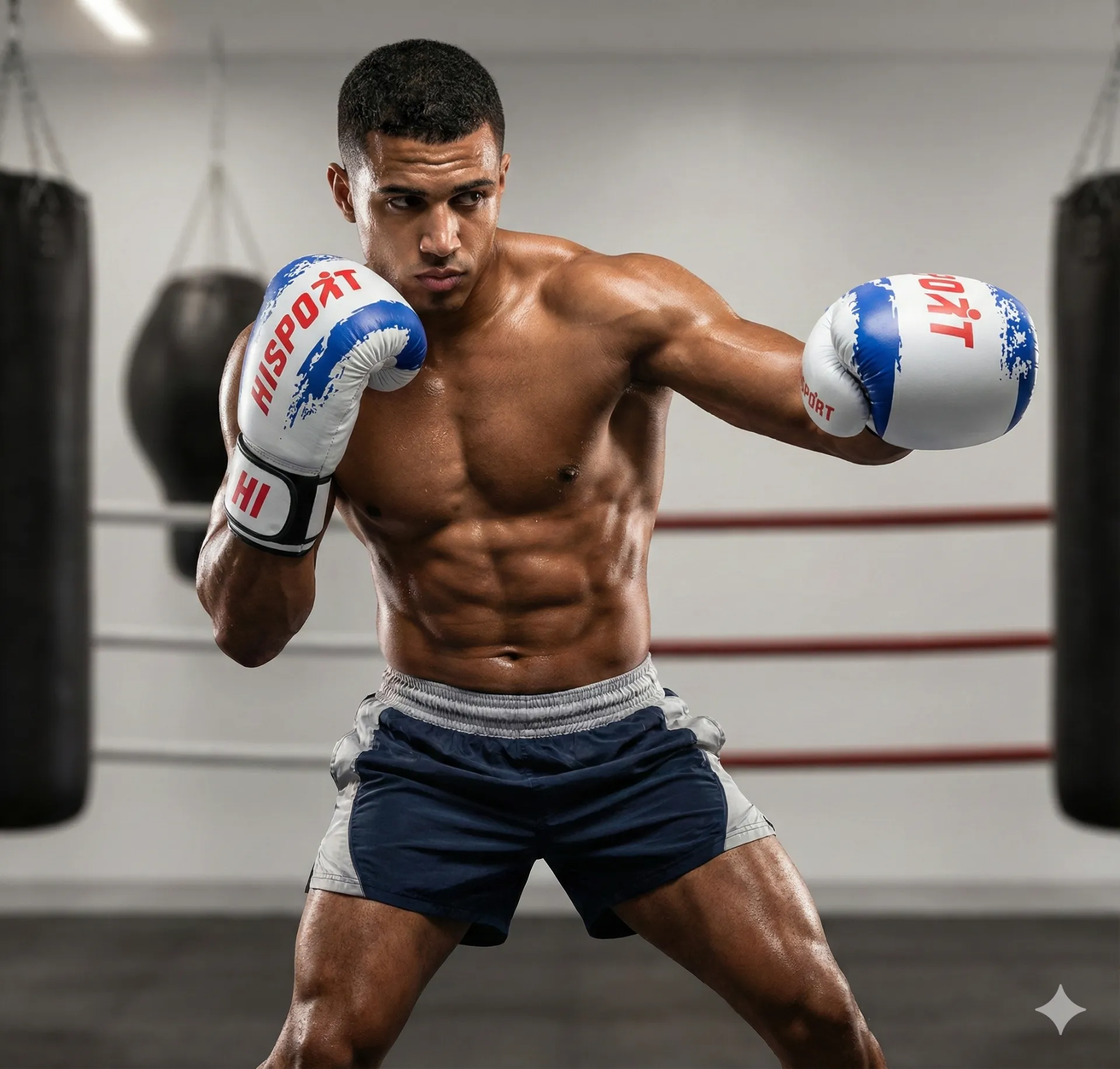 Guantes de Boxeo "Hisport" 10 oz - 12 oz