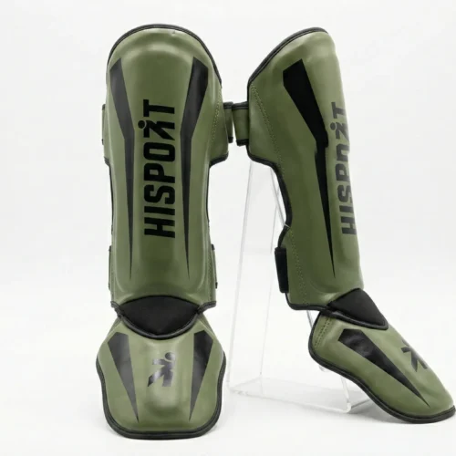 Tibiales "Hisport" Verde - Negro