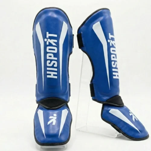 Tibiales "Hisport" Azul - Blanco