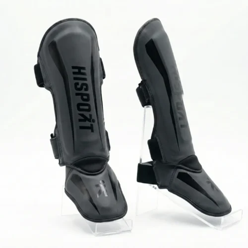 Tibiales "Hisport" Gris - Negro