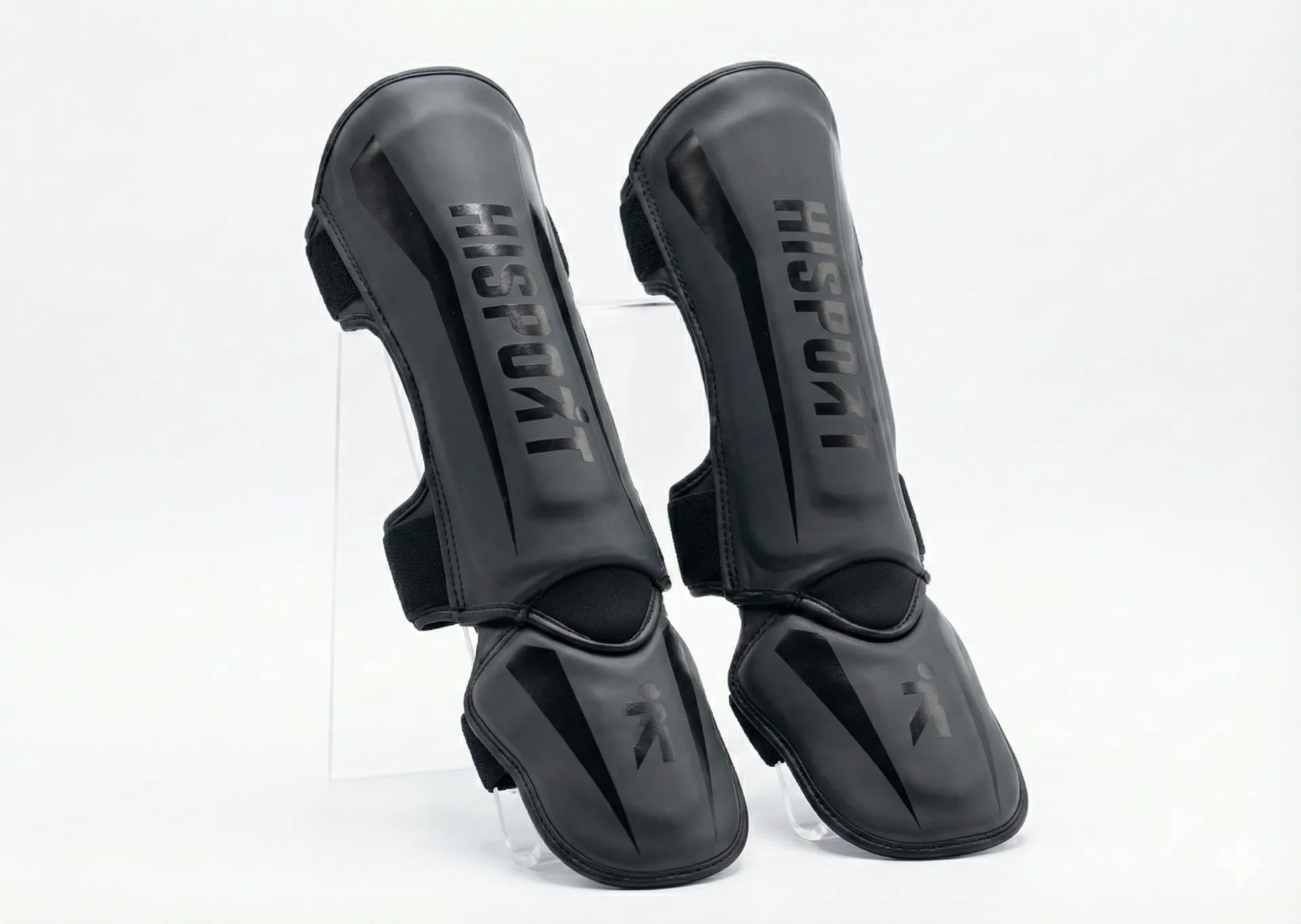 1000034598 Tibiales "Hisport" Gris - Negro