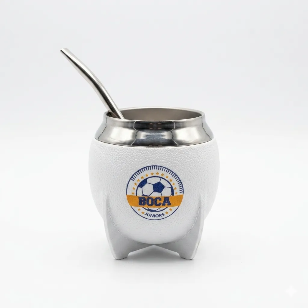 Mate con Bombilla Boca Juniors. "Producto Oficial"