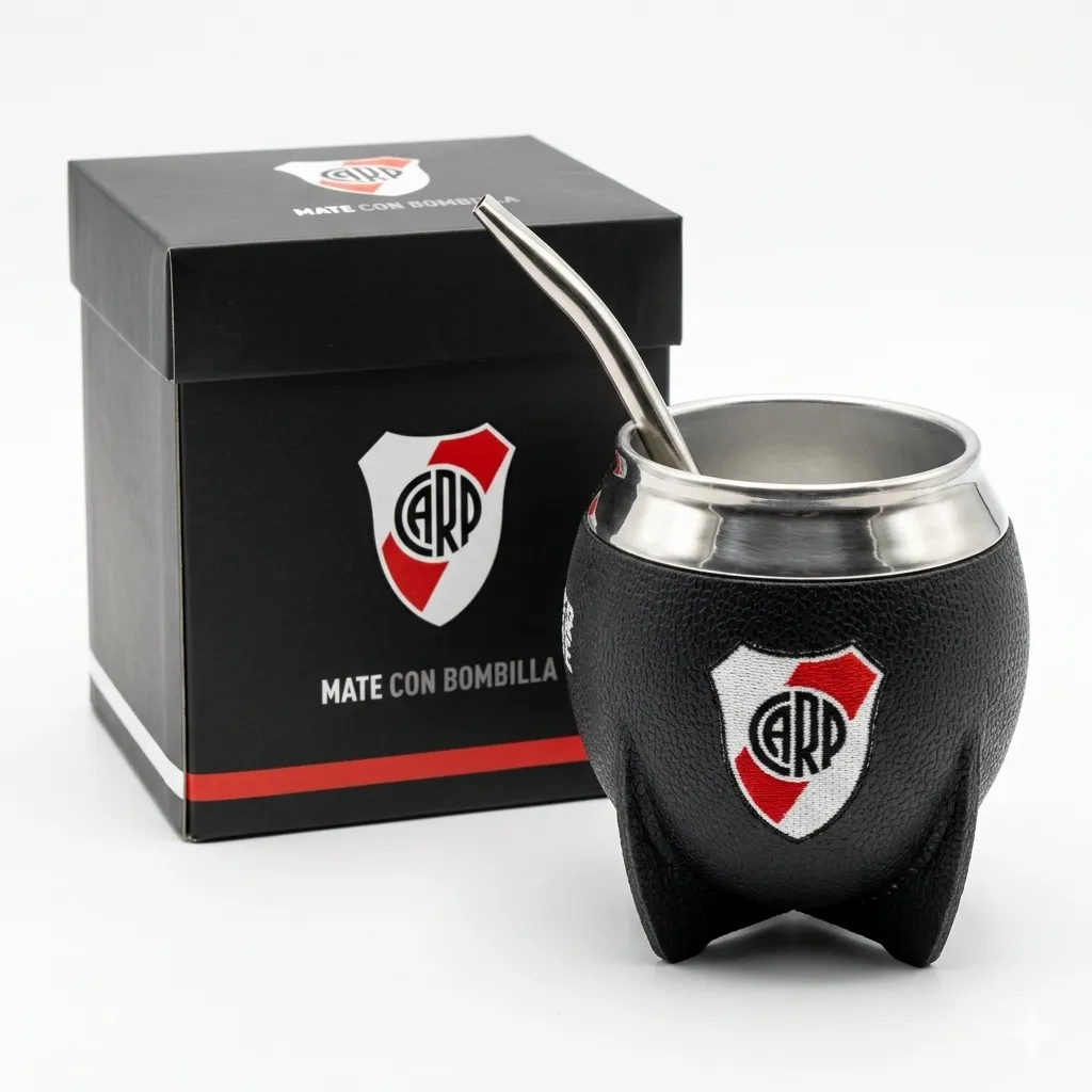 Gemini_Generated_Image_670hgx670hgx670h Mate con Bombilla River Plate. "Producto Oficial"