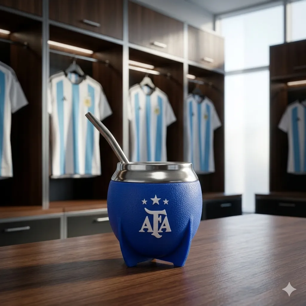 Mate con Bombilla AFA. "Producto Oficial"