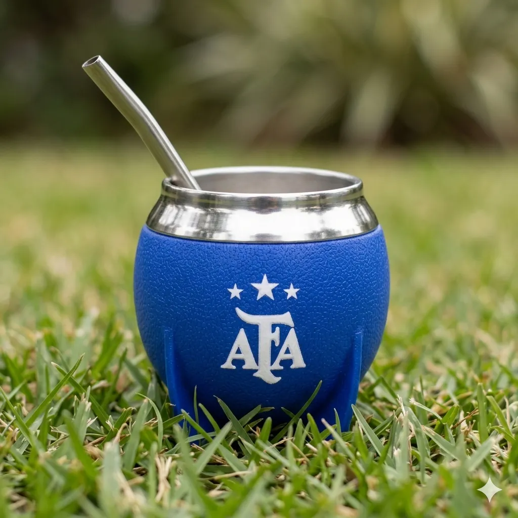 Mate con Bombilla AFA. "Producto Oficial"