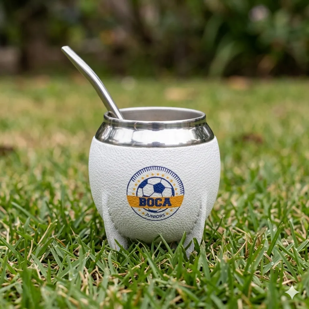 Mate con Bombilla Boca Juniors. "Producto Oficial"