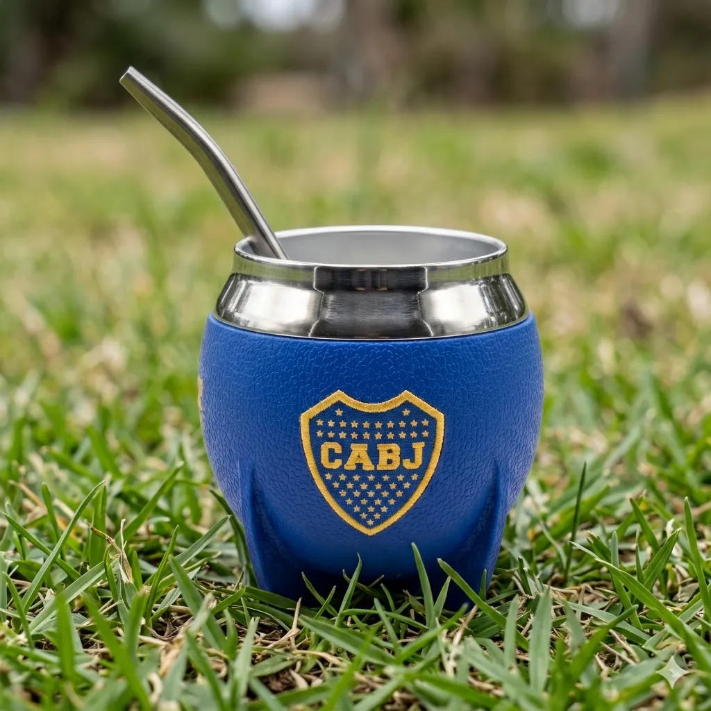 Mate con Bombilla Boca Juniors. "Producto Oficial"