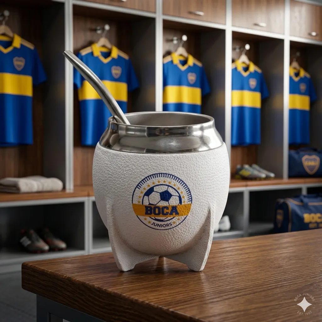 Mate con Bombilla Boca Juniors. "Producto Oficial"