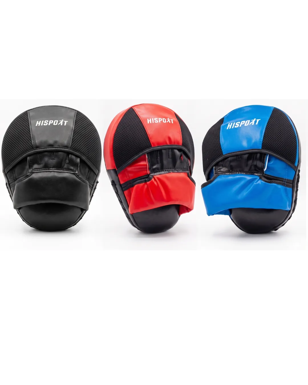 Guantes de Foco Hisport Profesionales PU Reforzado – Azul, Rojo y Negro